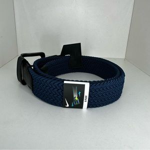 Nike Golf Belt G-Flex Woven Blue Mens Size 32-34